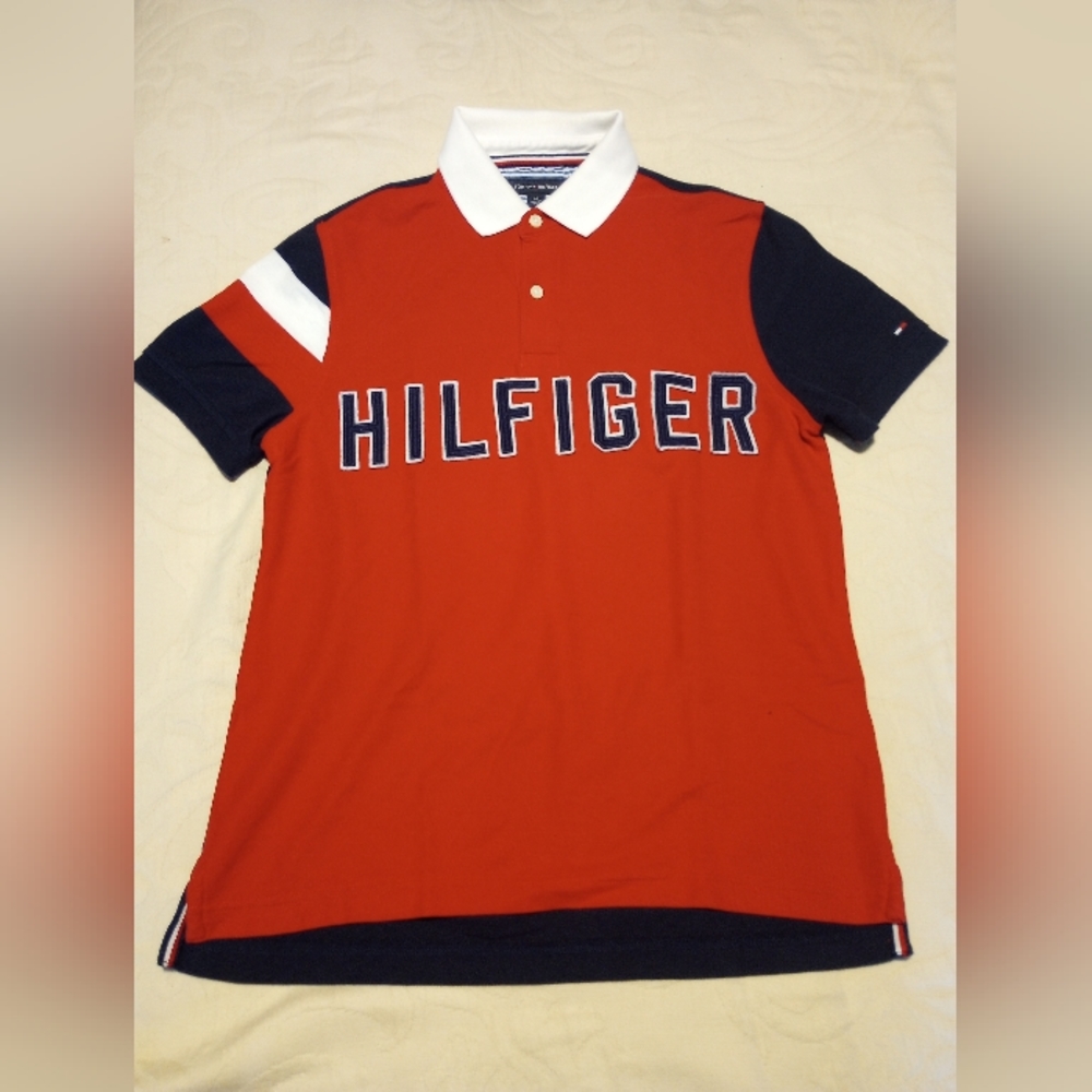 Color block tommy Hilfiger men's polo